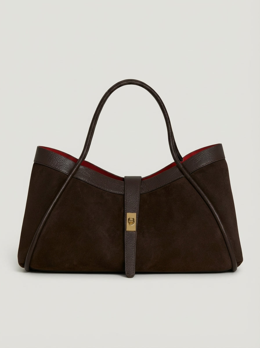 Sac Cabas Structuré Bicolore