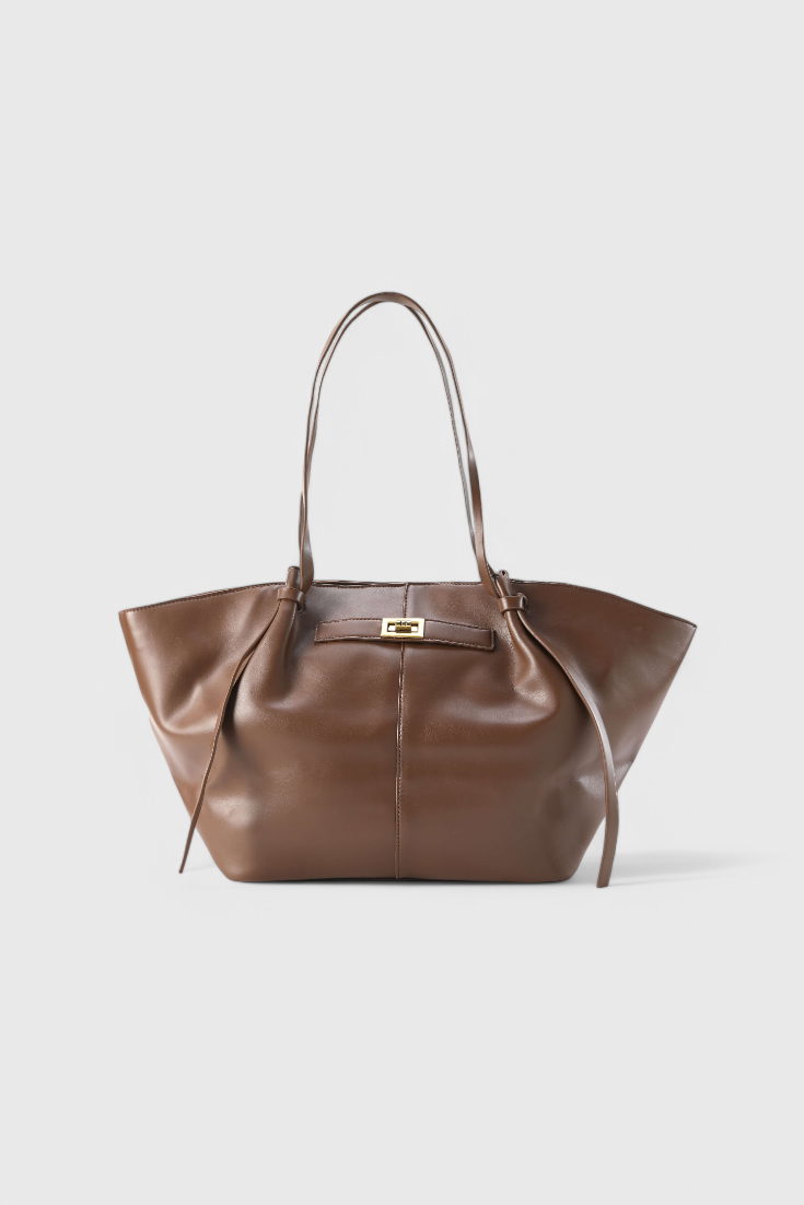 Sac de Ville Élégant Structuré – Marron