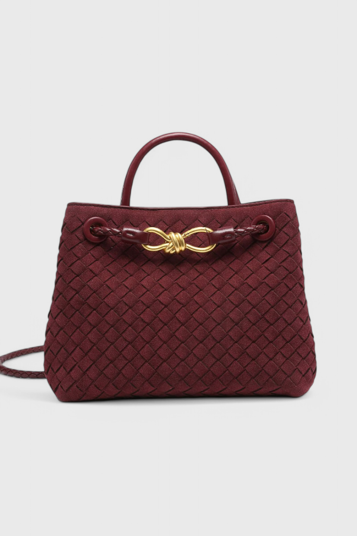 Sac Porté Épaule Tressé Chic – Burdeos