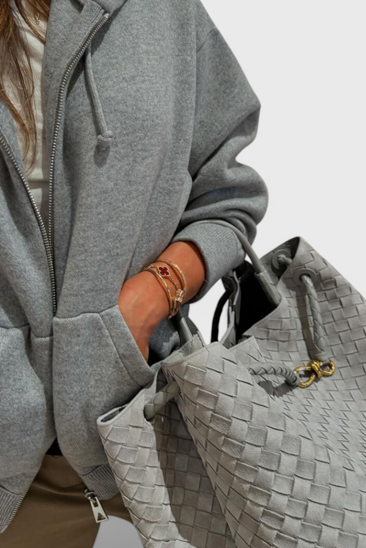 Sac Porté Épaule Tressé Chic