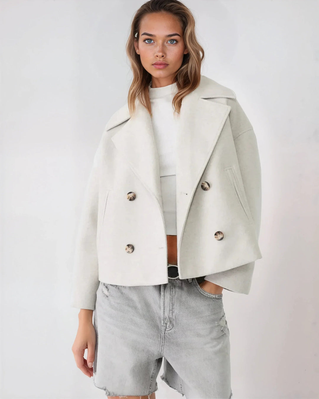 Veste Courte Croisée