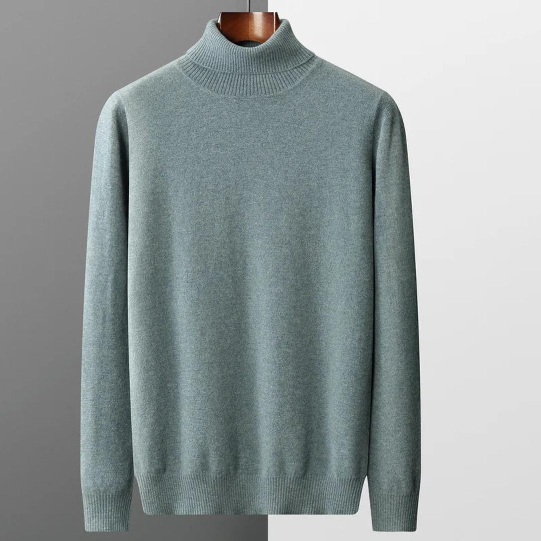 Pull Homme Col Roulé Classique