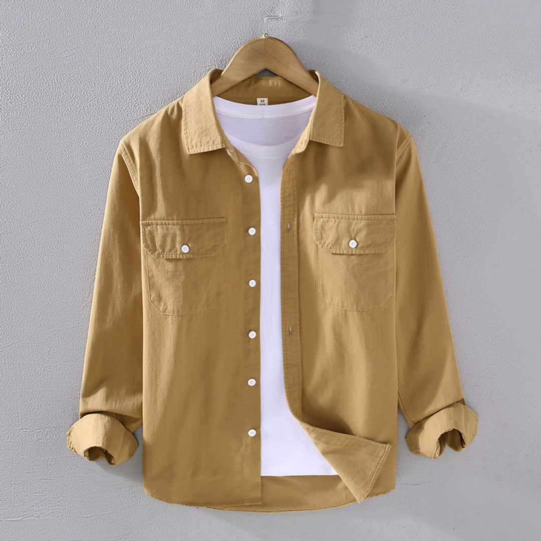 Veste Homme Essentielle à Poches – Kaki