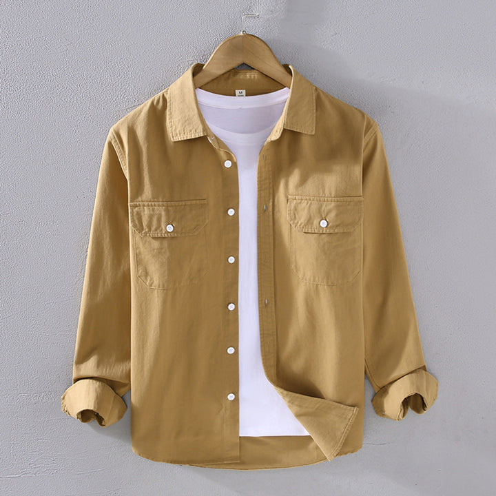 Veste Homme Essentielle à Poches – Kaki