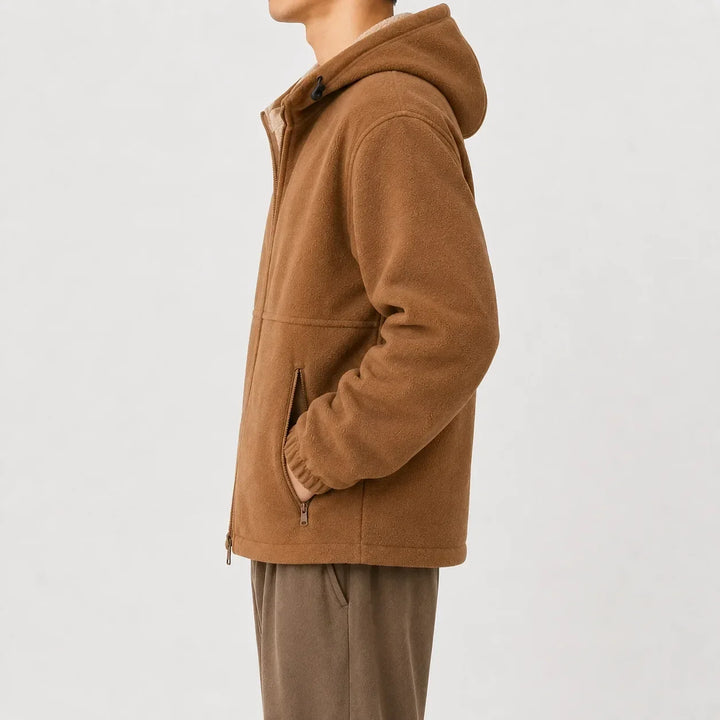 Sweat Doublé Zippé à Capuche