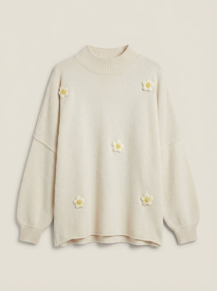 Sweat Douillet à Fleurs