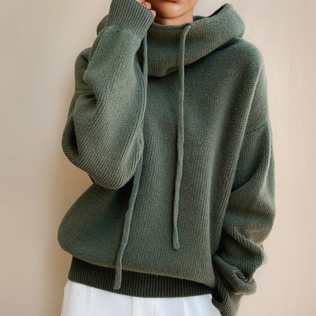 Sweat Douillet Style Enveloppant – Vert