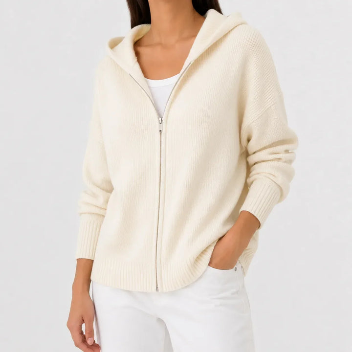 Sweat Essentiel Zippé à Capuche