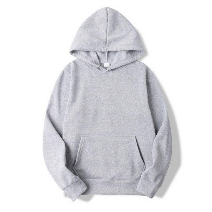 Sweat Homme Classique à Capuche – Gris