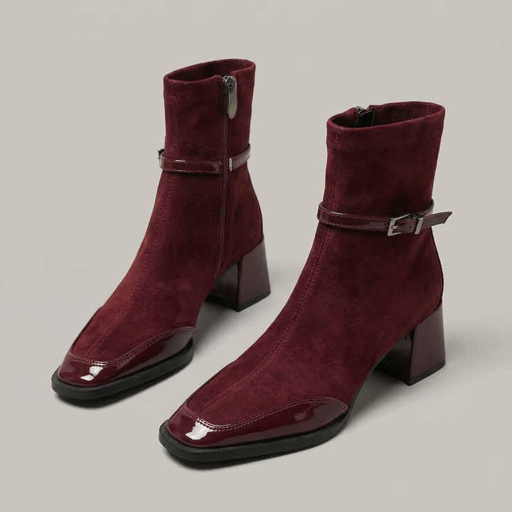 Bottines à Bride et Talon Bloc