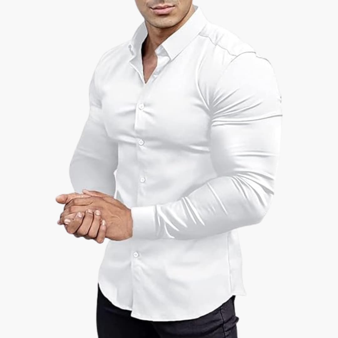 Chemise Homme Coupe Cintrée – Blanc