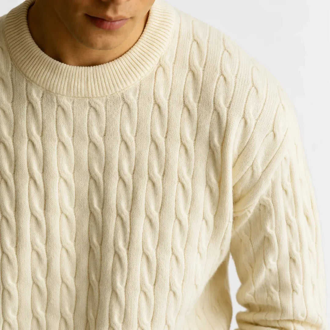 Pull Homme Intemporel Col Rond