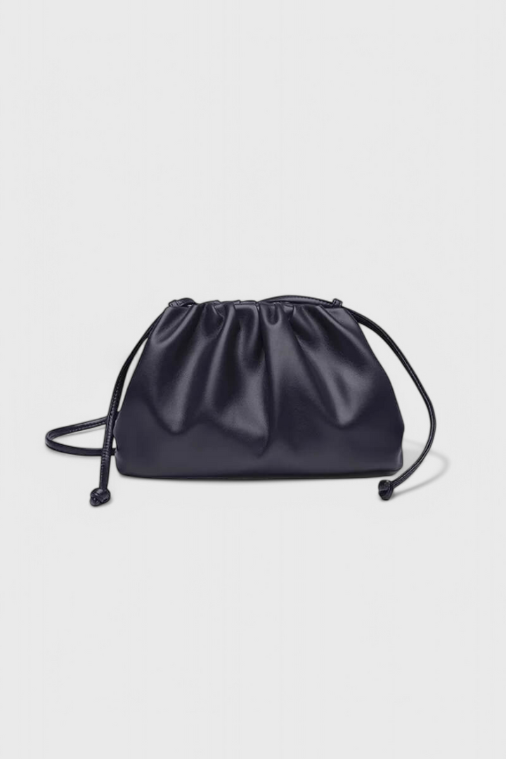 Sac Bourse Froncé Élégant – Noir