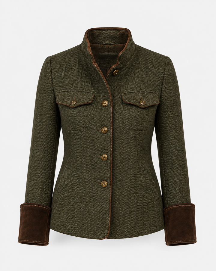 Chemise Ajustée Style Officier
