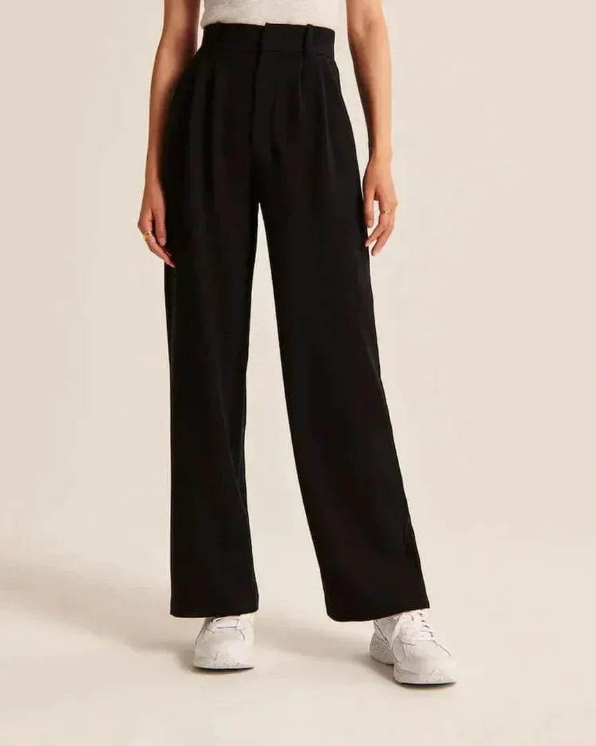 Pantalon Élégant à Jambes Larges