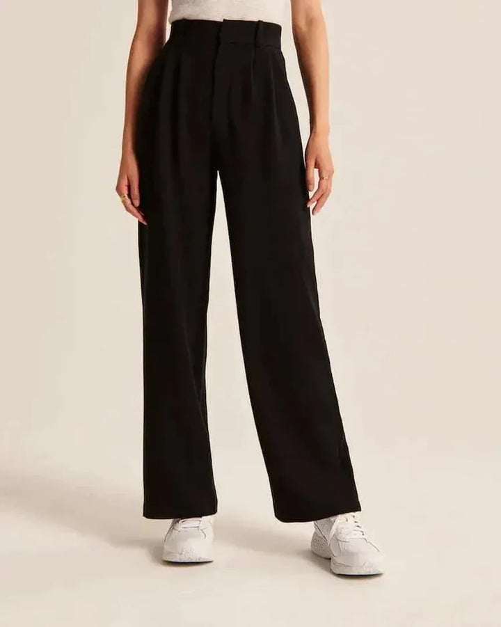 Pantalon Élégant à Jambes Larges