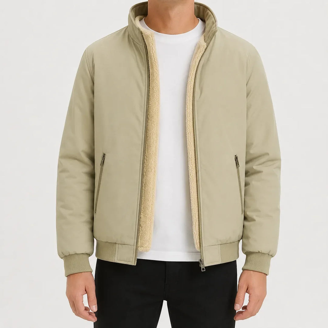 Veste Homme à Doublure Chaude – Beige