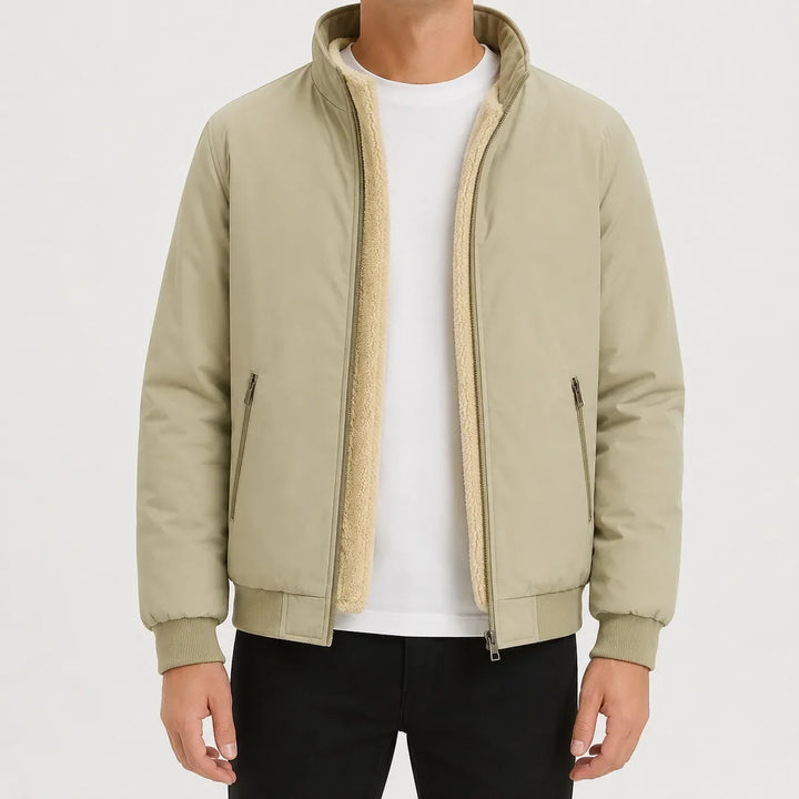Veste Homme à Doublure Chaude – Beige