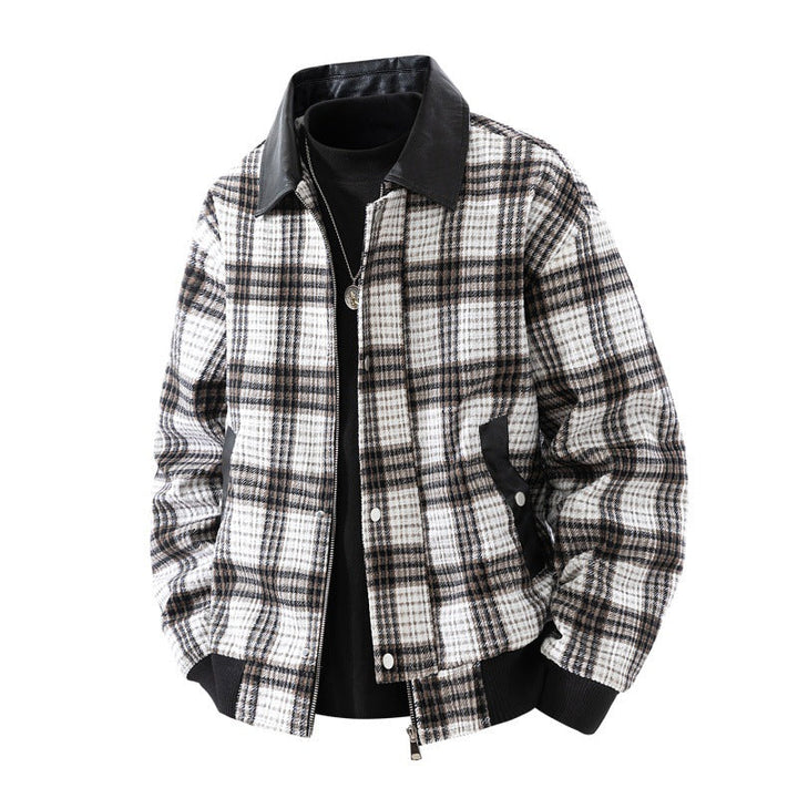 Veste Surchemise à Carreaux – Noir
