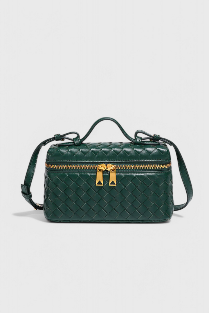 Sac Tressé Style Vanity – Vert