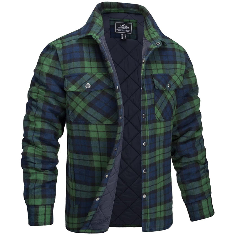 Veste Homme Style Bûcheron – Vert