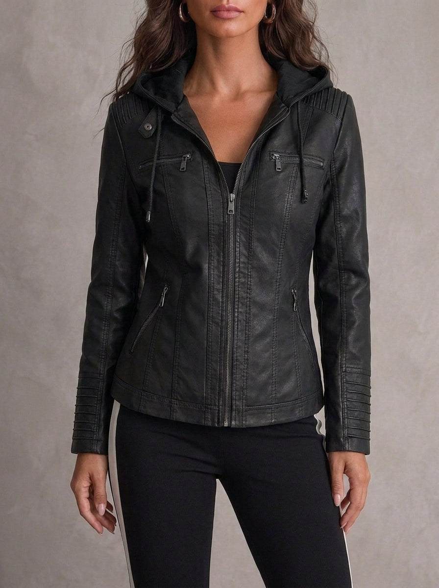 Veste Ajustée Style Urbain – Noir