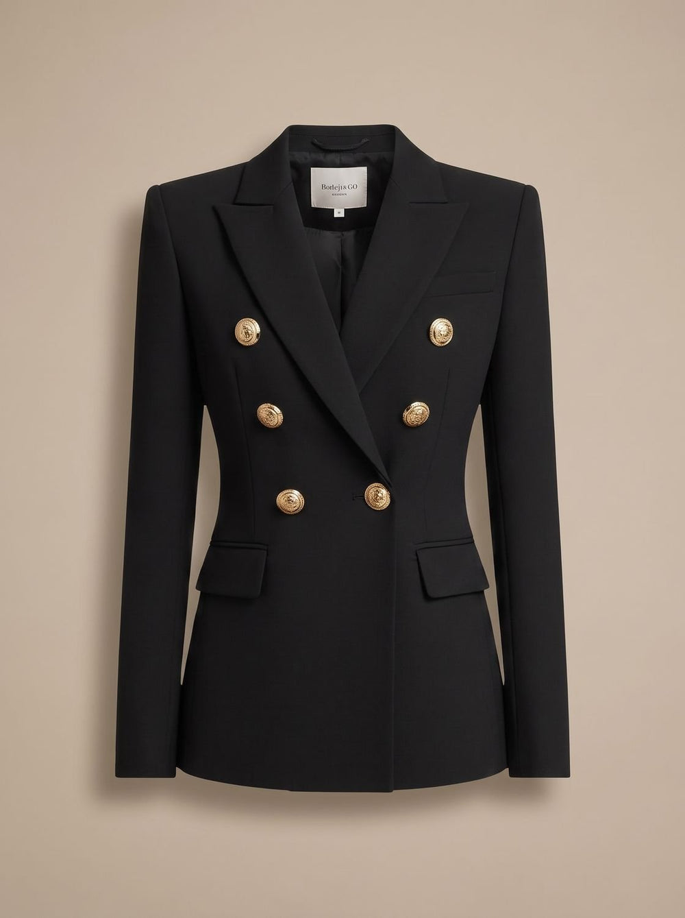 Veste Blazer Croisée Structurée