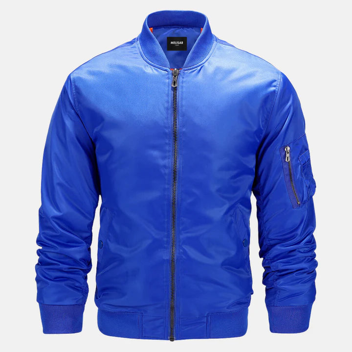 Veste Bomber Classique pour Homme – Bleu