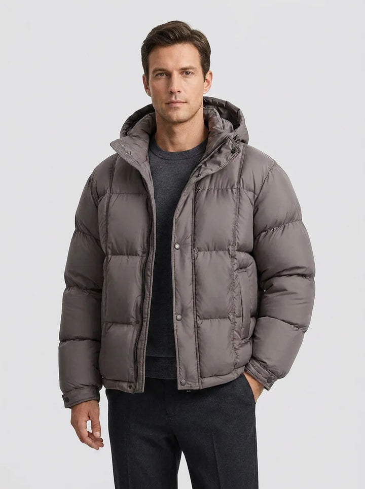 Veste Bouffante à Capuche