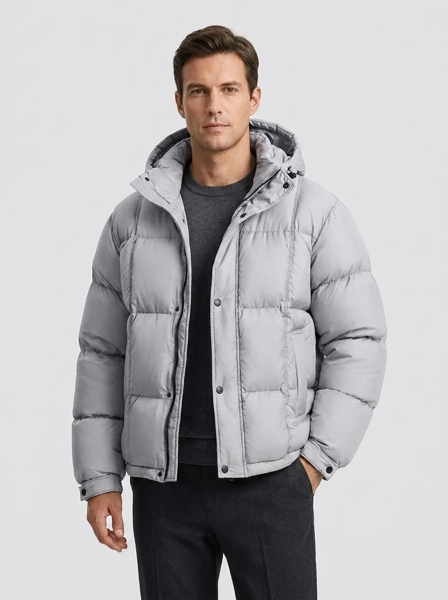 Veste Bouffante à Capuche