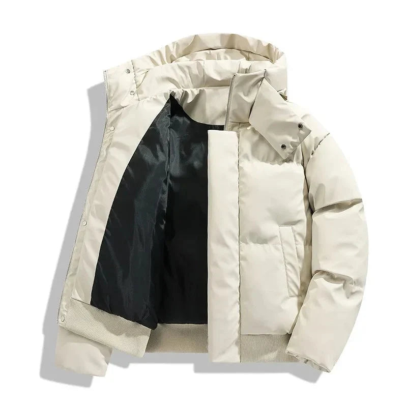 Veste Chaude à Silhouette Moderne