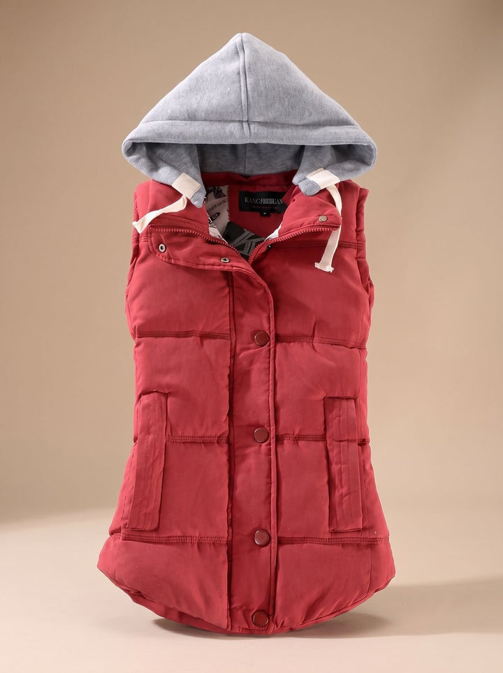 Veste Cintrée à Capuche Amovible
