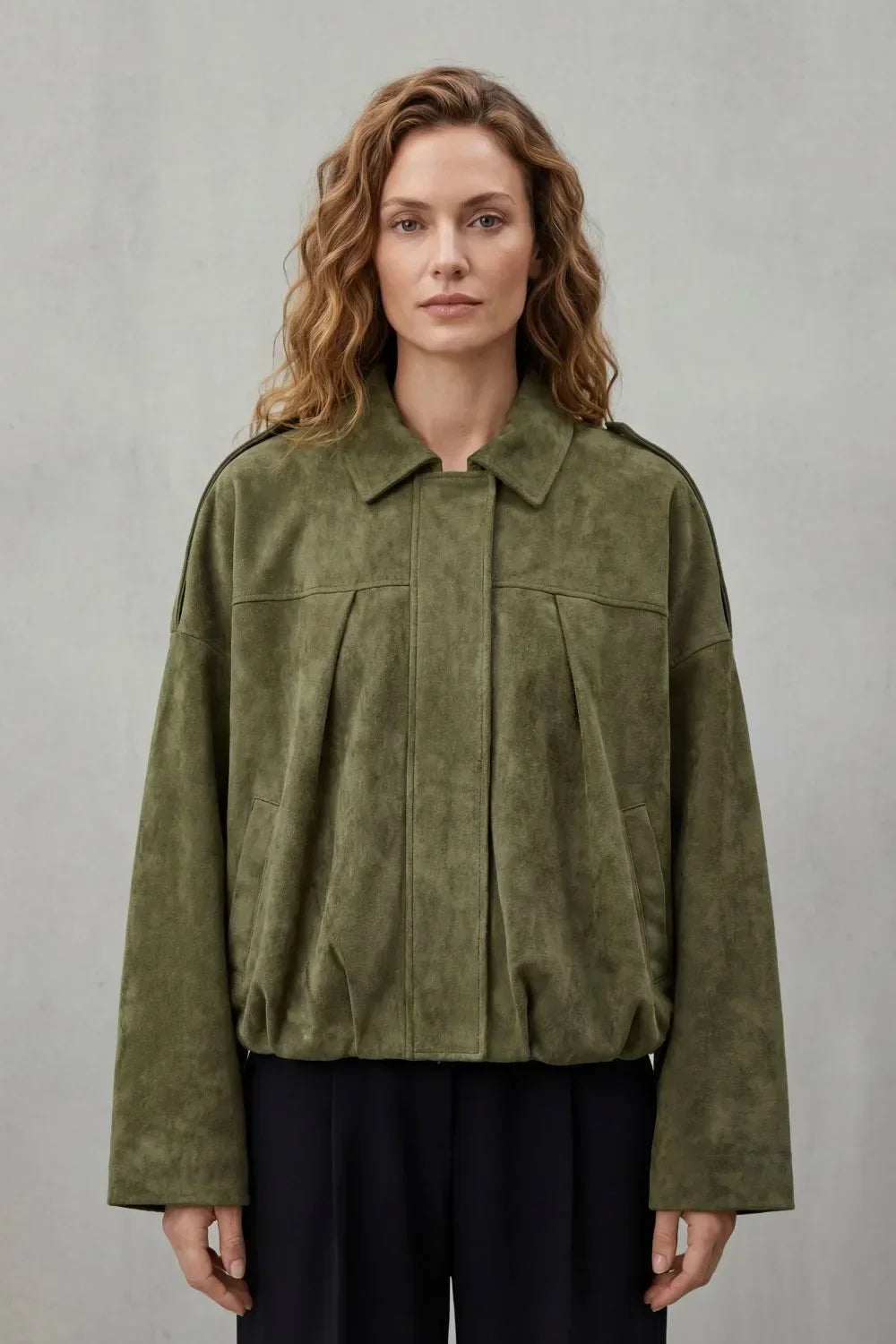 Veste Courte à Volume Sculpté