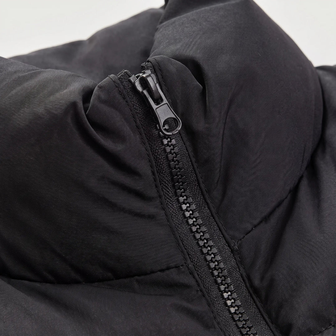 Veste Courte Zippée sans Manches