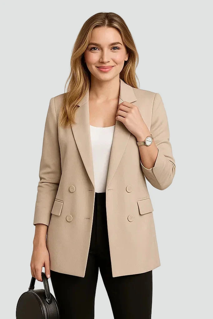Veste Croisée Coupe Structurée