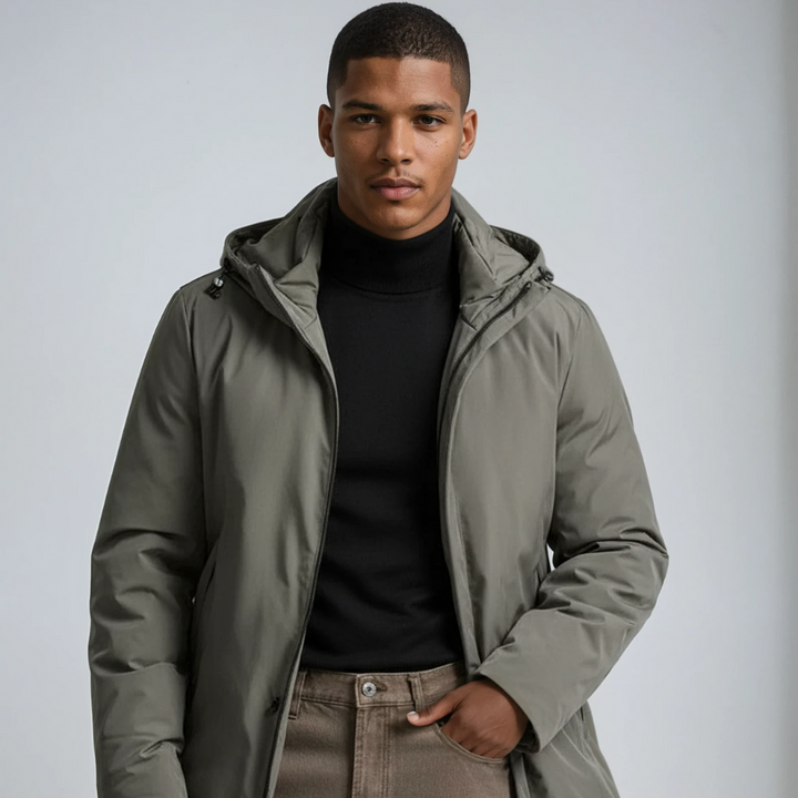 Veste d'Hiver Essentielle à Capuche