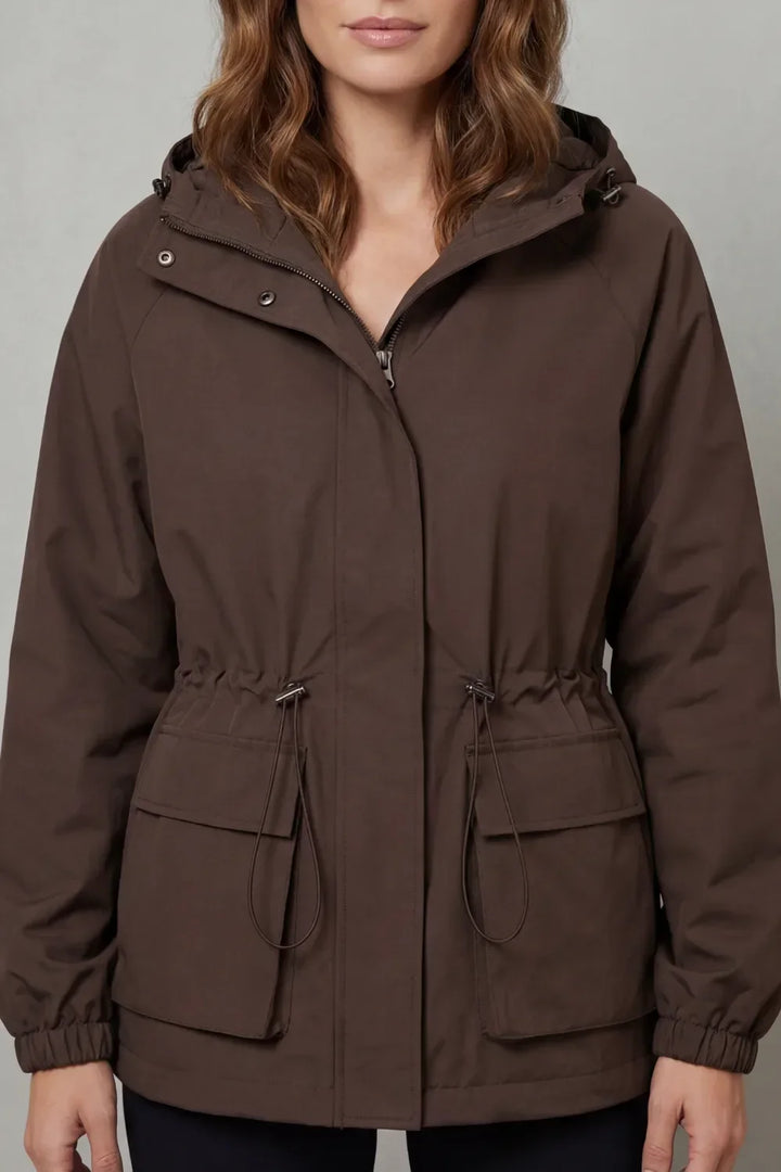 Veste de Mi-saison Ajustable – Marron