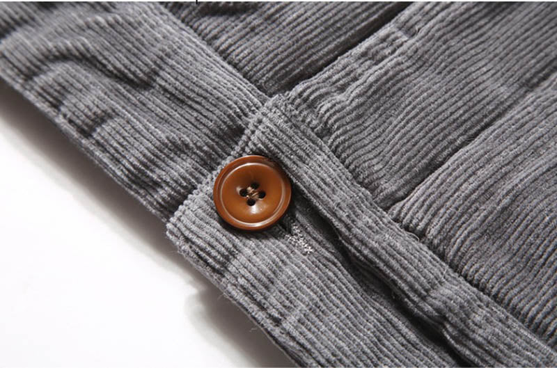 Veste Doublée à Col Contrasté