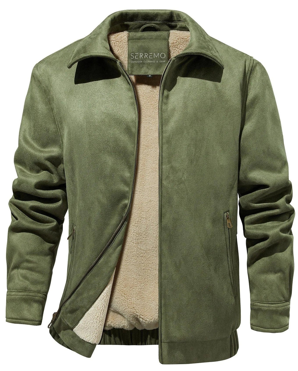 Veste Doublée Style Aviateur