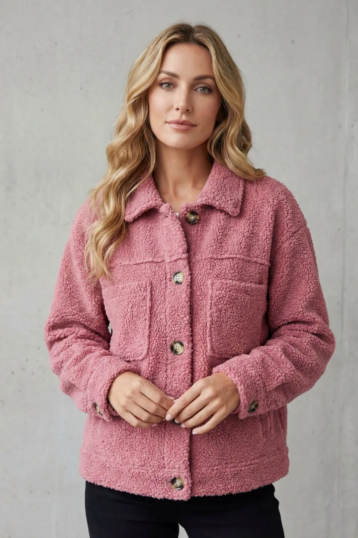 Veste Douillette à Col Classique
