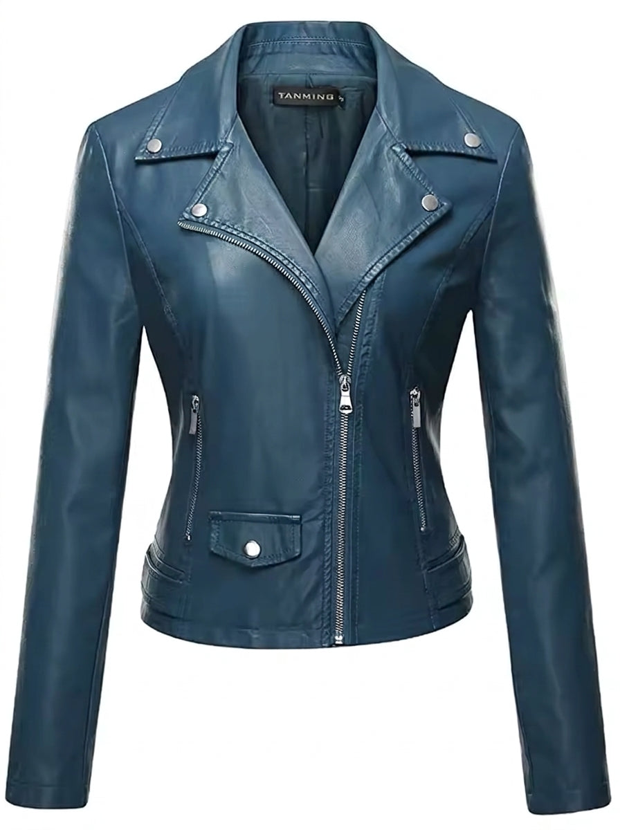 Veste Élégante Style Biker