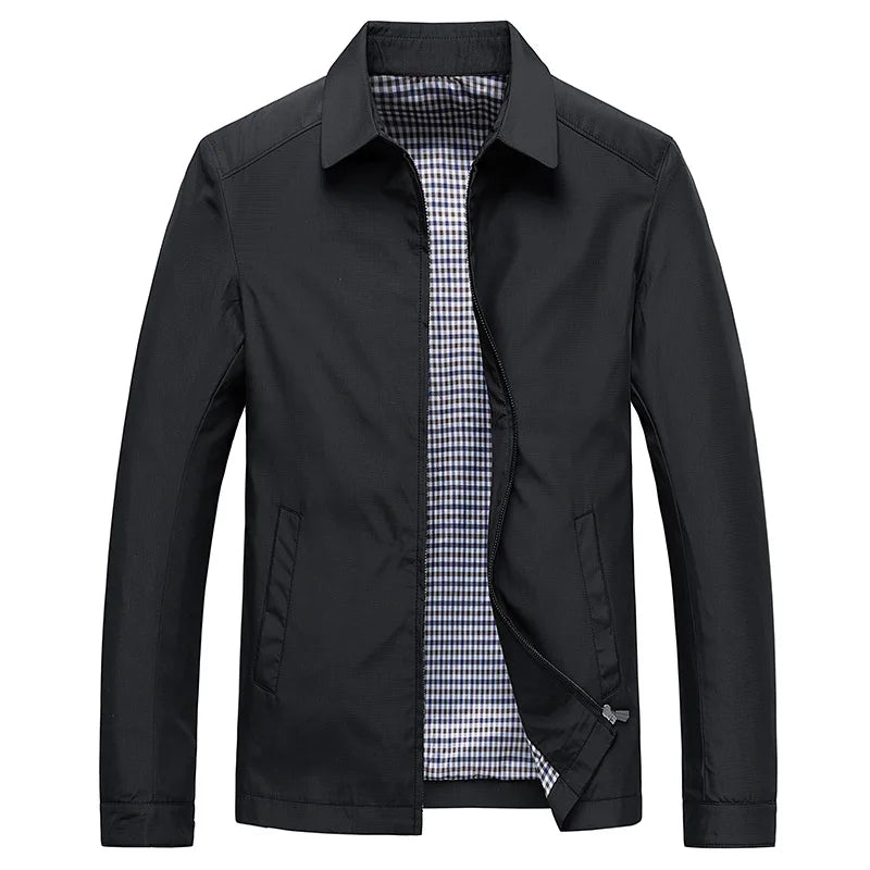 Veste Homme Col Chemise – Noir