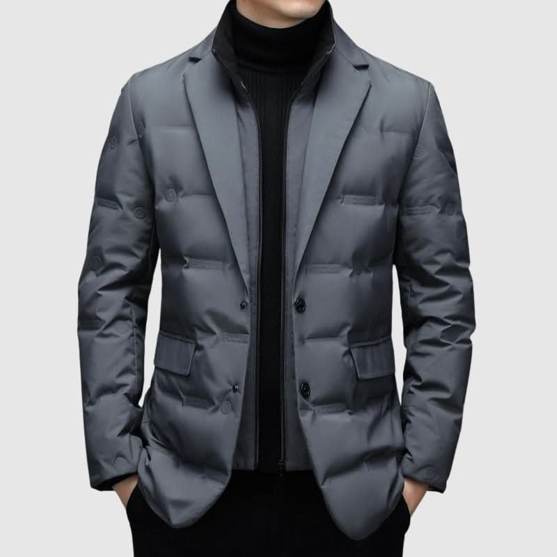 Veste Homme Matelassée Élégante – Bleu