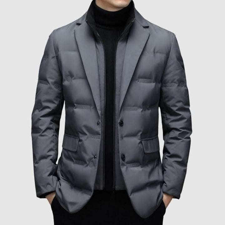 Veste Homme Matelassée Élégante – Bleu