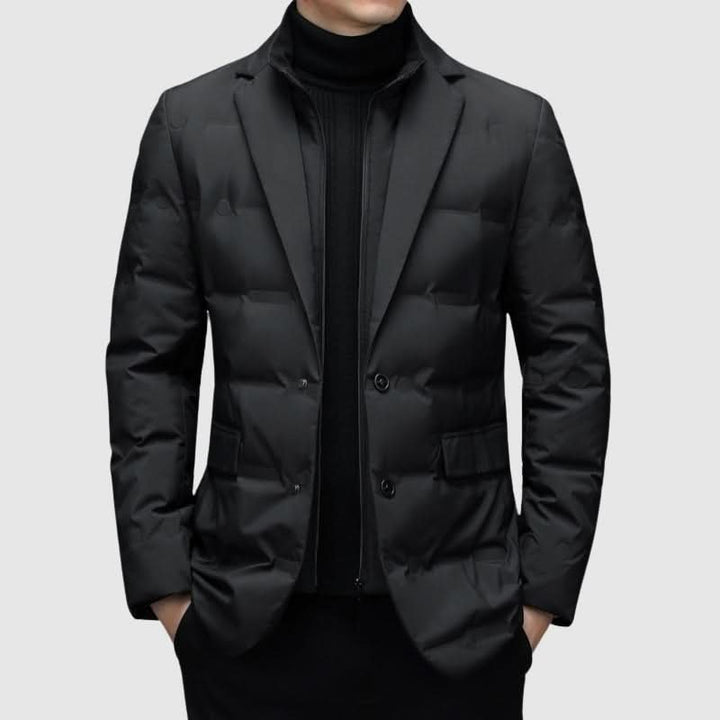 Veste Homme Matelassée Élégante – Noir