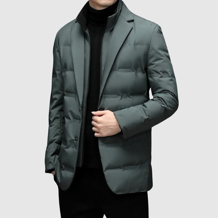Veste Homme Matelassée Élégante – Vert