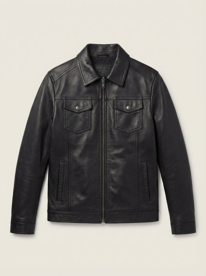 Veste Homme Noire Coupe Ajustée