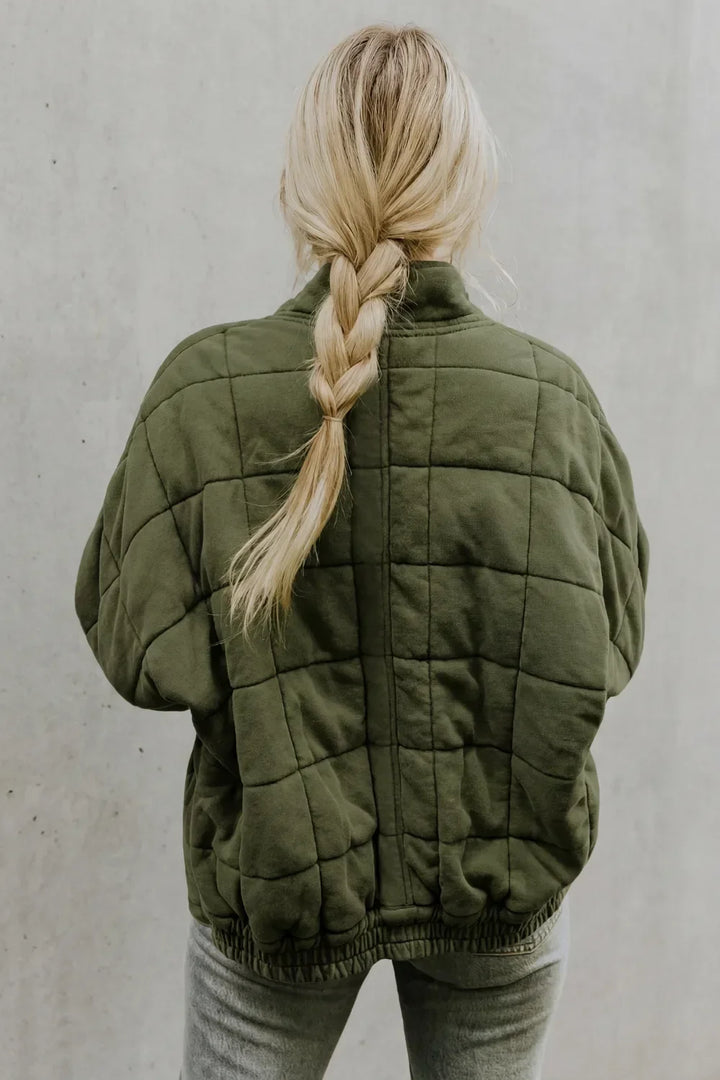 Veste Matelassée Col Rond