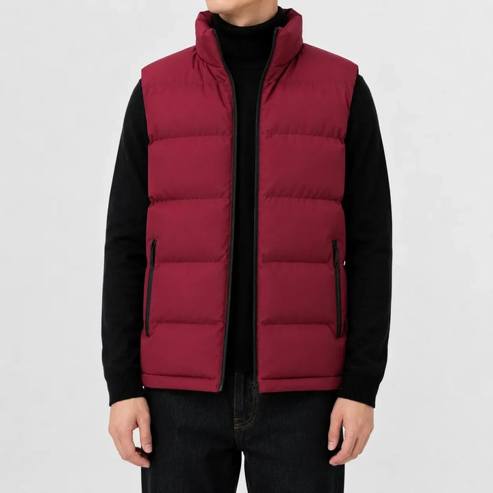 Veste Matelassée pour Homme – Bordeaux