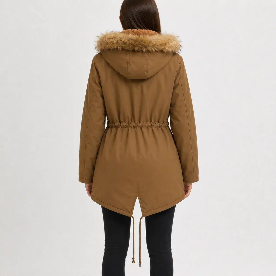 Veste Parka à Taille Ajustable